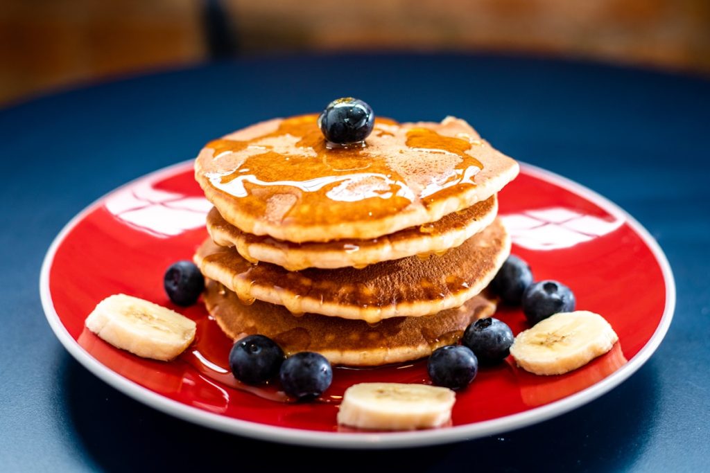 Sunday pancakes Sunday pancakes — café menu sample