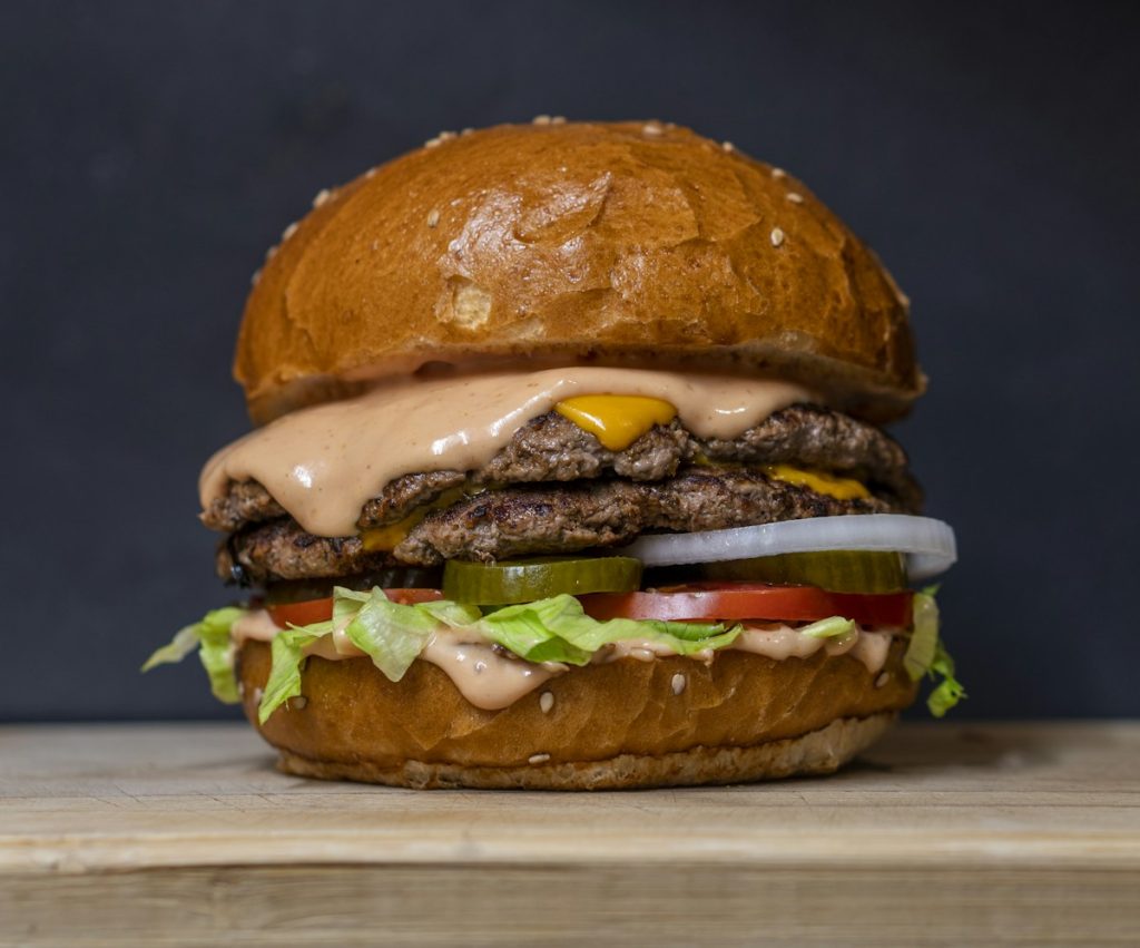 The house burger The house burger — café menu sample